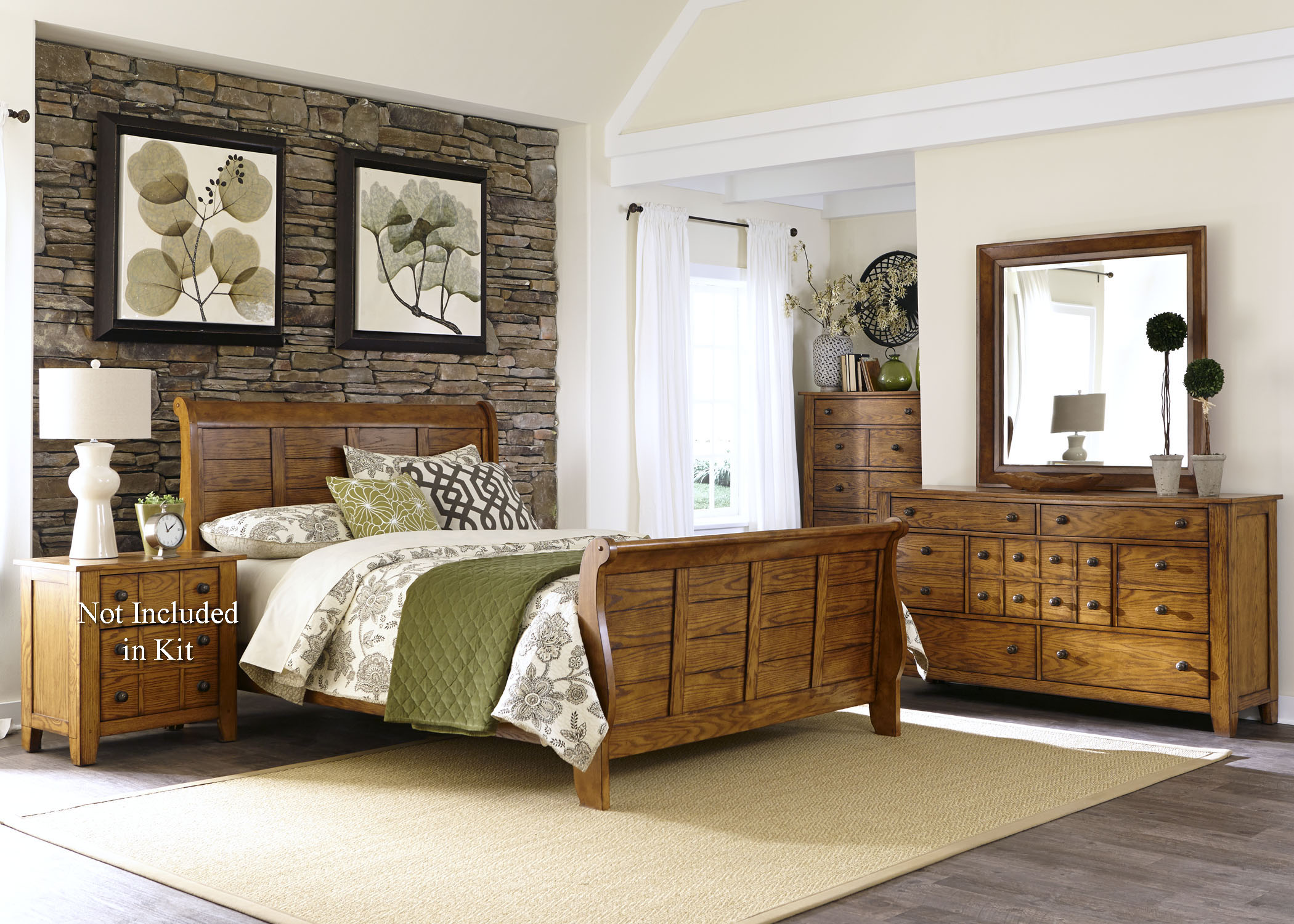 Liberty Furniture Grandpa's Cabin 175BRQSLDMC Queen Bedroom Group